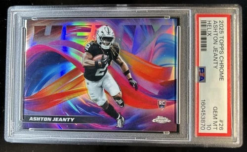 2025 Topps Chrome Ashton Jeanty Base (PSA 10)