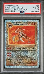 Kabutops 27/110 PSA 4 VG-EX - Reverse Holo Rare - Legendary Collection
