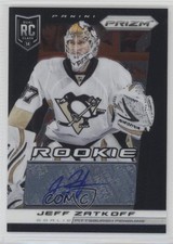 2013-14 Panini Rookie Anthology Prizm Update Auto Jeff Zatkoff #383 Auto 9cb