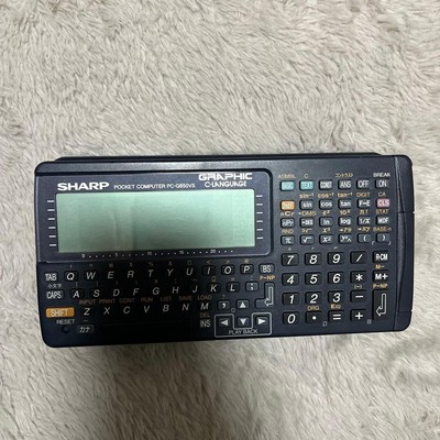 SHARP PC-G850VS Pocket Computer Built-in Buzzer Used Tested