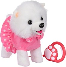 Interactive Plush Dog Toy Walking Barking Remote Control