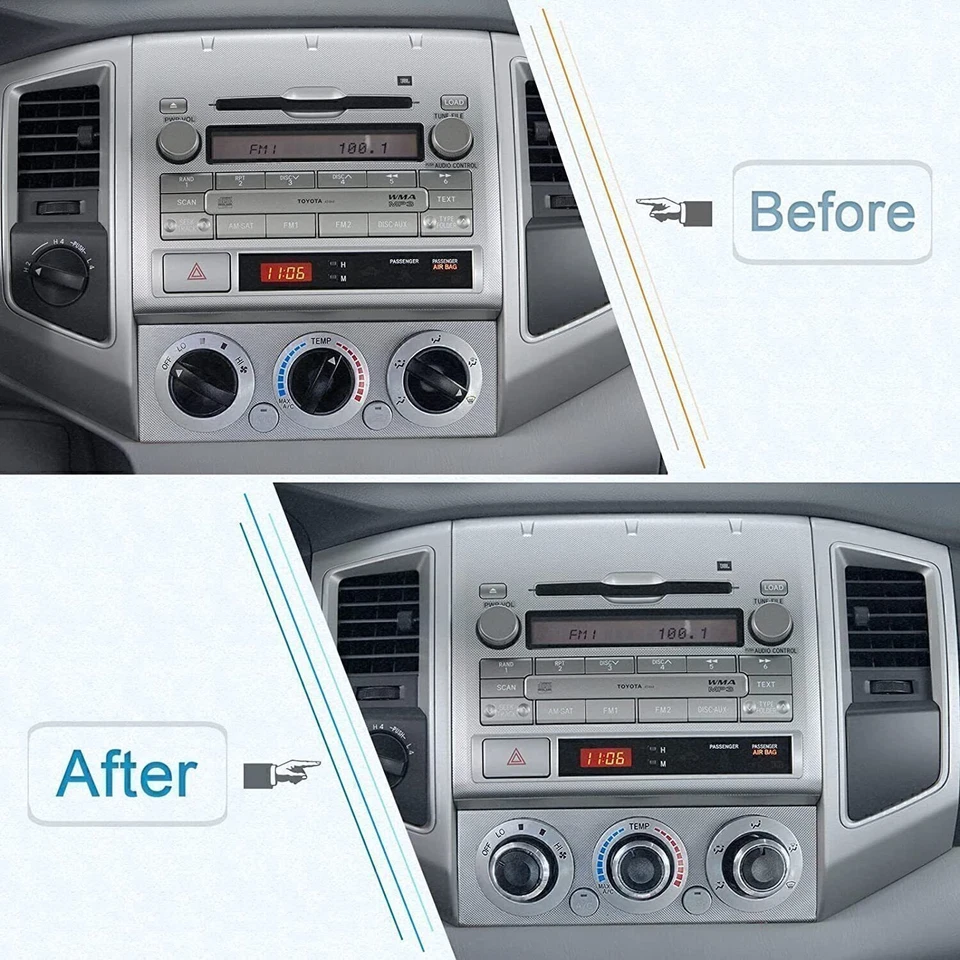 Interruptor de control de aire acondicionado duradero para Toyota Tacoma 2005-2015 auto EE. UU. Foto 2 de 4