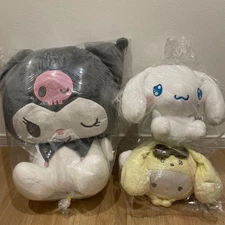 Sanrio Kuromi Wink BIG Plush 19-22in Cinnamoroll BIG Plush 19-20in Rare New
