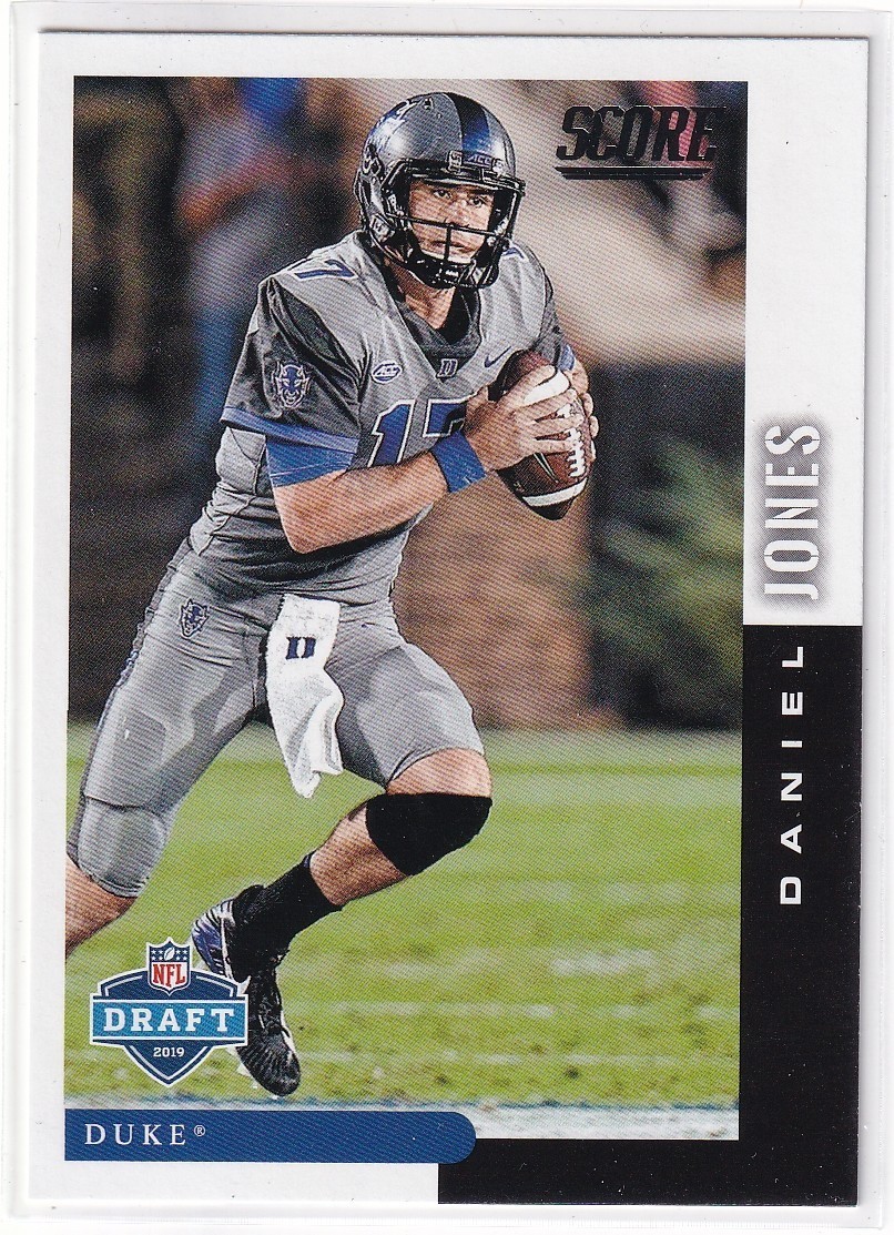DANIEL JONES 2019 Panini Score NFL Draft #DFT-14 DUKE (RC)