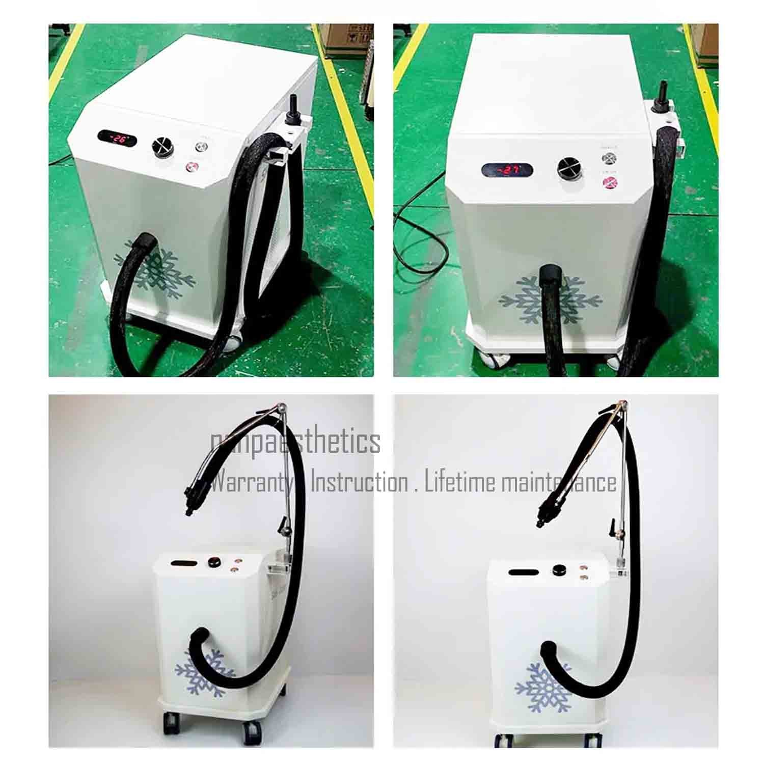 Cryo Cold Air Skin Cooling Machine Cryo Cooling System Pain Reduction Device