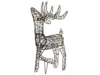 Outdoor Weihnachtsdekoration Led Beleuchtung Rentier Metall Schwarz Ravsjon