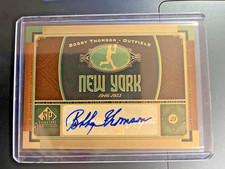 2012 SP Signature Edition Bobby Thomson #SF1 Auto
