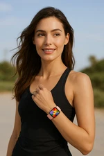 Smart Fitness Tracker Watch for Android/Ios - IP68 Waterproof, Heart Rate + More