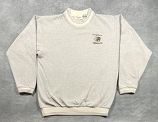 Vintage 90s Microsoft Windows 98 Men's Grey Pullover Sweatshirt Size L Promo