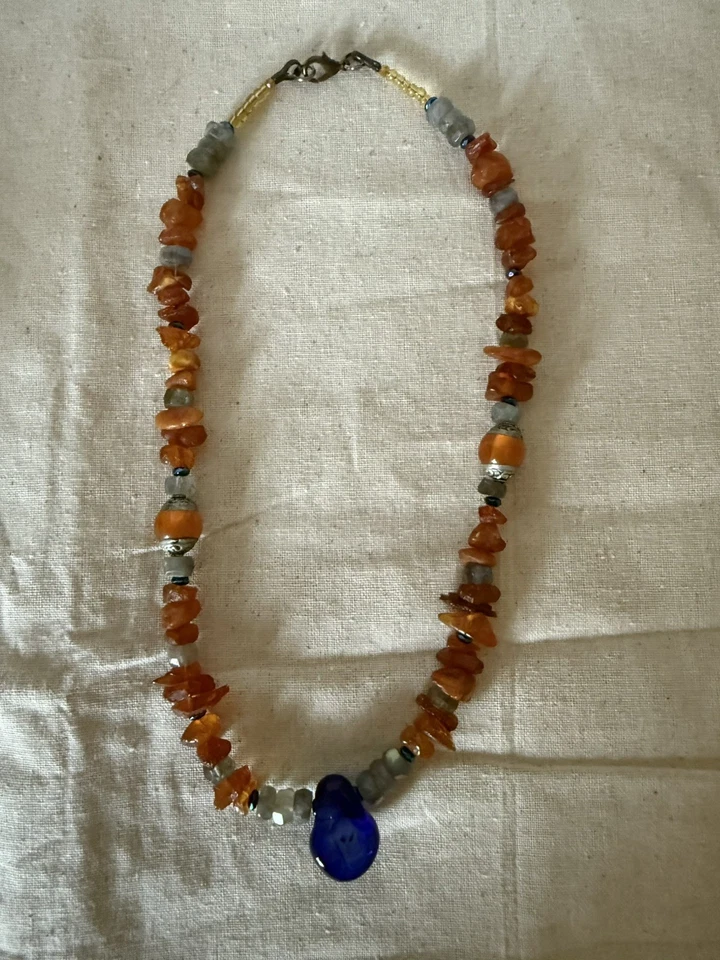 Giorgio Tsoukalos Itty Bitty Talisman Necklace Ancient Aliens OOAK HTF Rare - Image 3 of 4