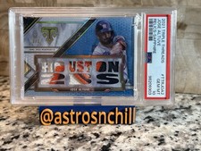 2021 Topps Triple Threads Relics Jose Altuve #TTR-JOA2 Sapphire 3/3 PSA 10 NASTY