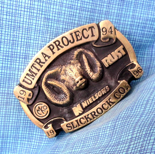 MKO Nielsons UMTRA Project Belt Buckle Slickrock CO 1994-96 Vtg Anacortes.GMP283