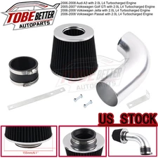 For Volkswagen Golf GTi Passat Jetta Audi A3 2.0L L4 2006-08 Cold Air Intake Kit