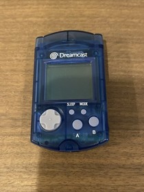 Sega Dreamcast Blue Visual Memory Unit VMU Boxed