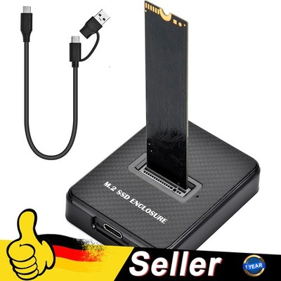 M2 SSD-Gehäuse M.2 NVMe SATA USB 3.2 Gehäuseadapter 10Gbps PCIe SSD Adapter