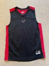 Everlast Black & Red Basketball Top Sleeveless Age 9 - 10 Years