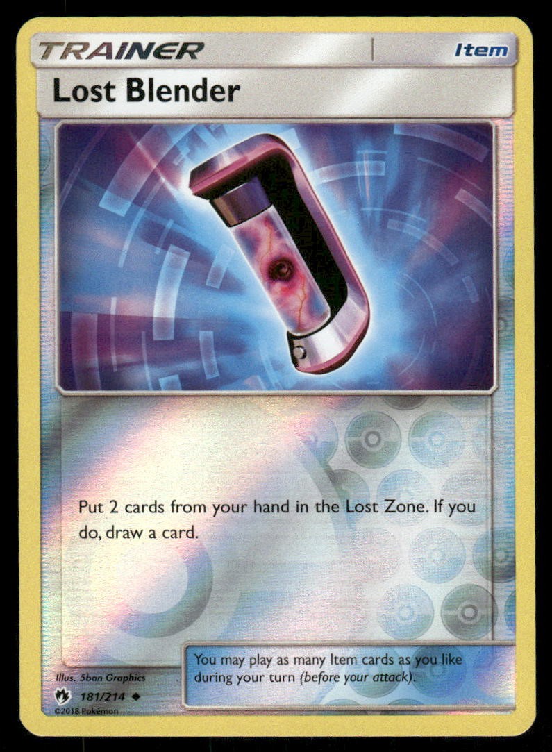 2018 Pokemon Lost Blender Uncommon Lost Thunder 181/214 Reverse Holo NM
