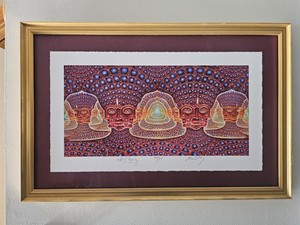 ALEX GREY アレックスグレイ ポスター「OVER. SOUL」 聖なる鏡