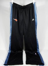 2007-08 Charlotte Bobcats Nazr Mohammed #6 Game Used Black Warm Up Pants 3XLT 0