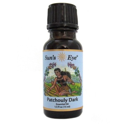 Patchouly Dark Essential Oil (1/2 oz) by Sun's Eye NEW Essentials