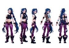 Jinx League of Legends Vinyl Car Decal Sticker 7" Weatherproof