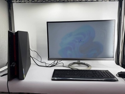 ASUS ROG G20AJ Gaming PC i5-4460 8GB RAM Win11 Pro Monitor KB Mouse Bundle 26lb