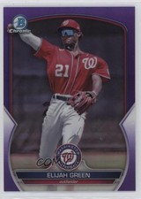 2023 Bowman Chrome Prospects Purple Refractor 234/250 Elijah Green #BCP-214 13kb