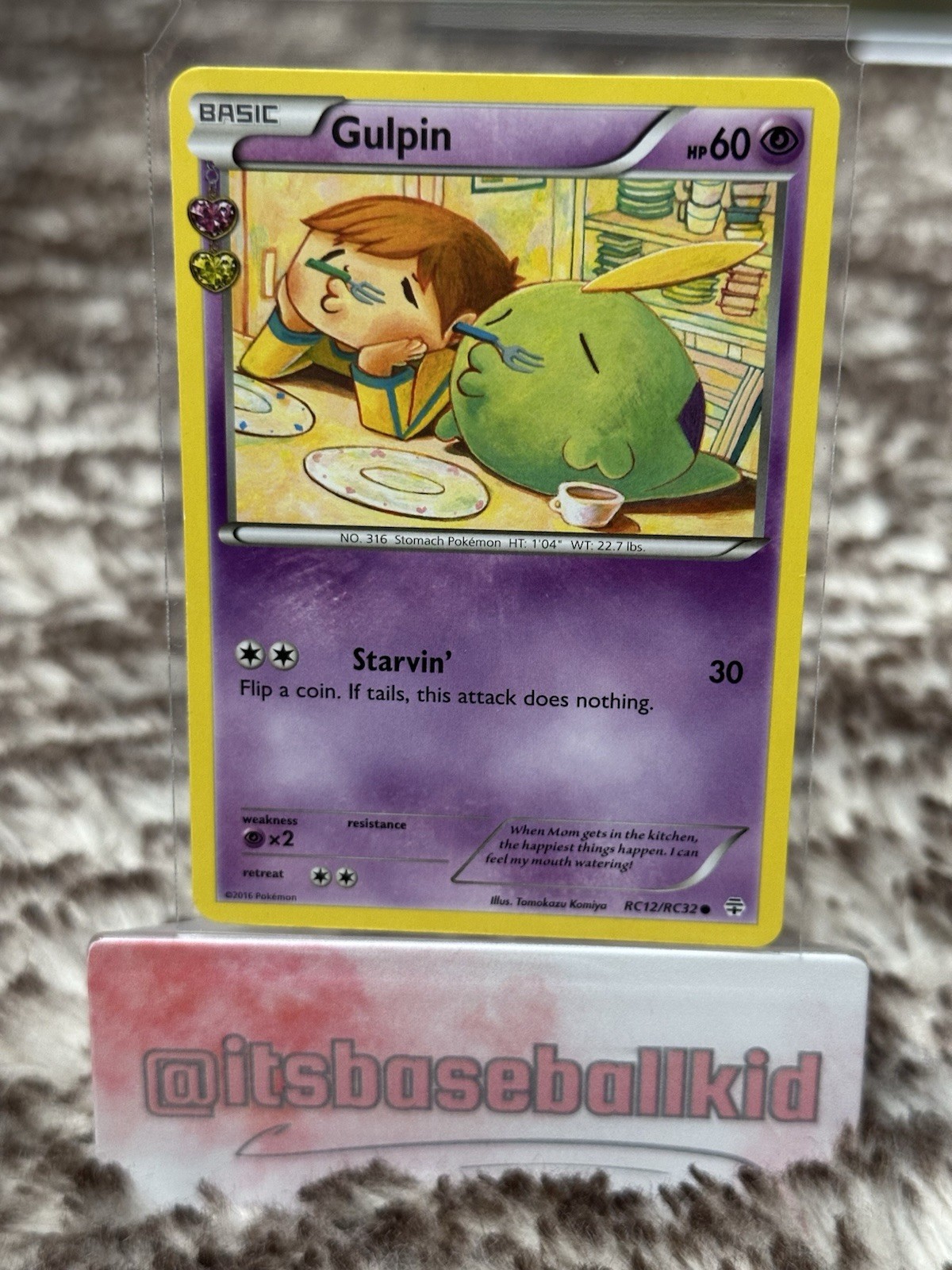 Gulpin RC12/RC32 Pokemon Generations Radiant Collection NM-Mint