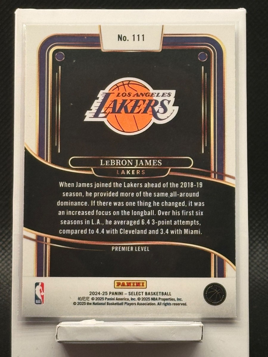 2024-25 Panini Select - LeBron James Premier Level #111 Blue | eBay