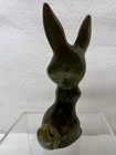 Clueless On This Vintage Adorable Miniature Green and Brown Porcelain Rabbit — photo 3