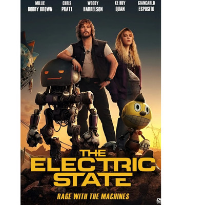 The Electric State (2025) DVD Movie | Sci-Fi Adventure | Region Free