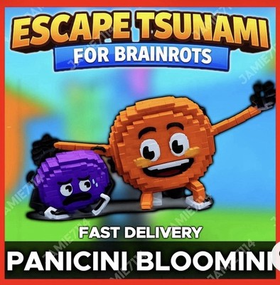  PANICINI BLOOMINI  ESCAPE TSUNAMI FOR BRAINROTS FAST & EASY  