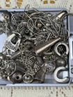 LOT OF CLEAN STERLING SILVER JEWELRY/PARTS FOR SCRAP, BEADS, PARTS 76.5 Grams — photo 4