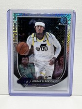 2025-26 Topps Bowman Chrome Jordan Clarkson Mojo Refractor Utah Jazz #BCV-190