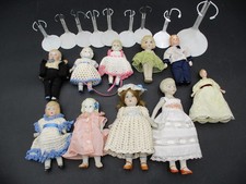10 Small Antique Bisque Dolls Made in Japan 1 Made in Germany for DOLLHOUSE