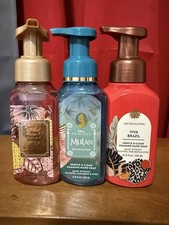 Bath  Body Works White Barn Foaming Hand Soap Lot of 3 Disney Princess 3 und
