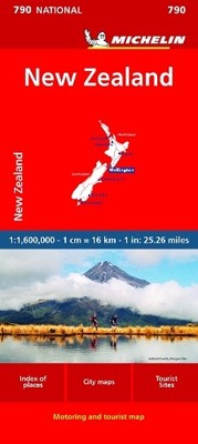 Neuseeland - Michelin National Map 790 - 9782067259850