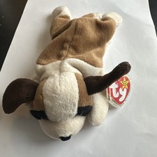 Ty Beanie Baby BERNIE THE ST BERNARD DOG 1996 Retired PVC Pellets I Inside Tag