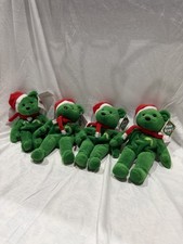 Salvino's Bamm Beanos MLB Player Plush Bear w/ Santa Hat  Scarf 1998 Vintage