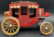 Vintage Ghirardelli Chocolate Stagecoach Wagon Store Counter Display Wood Resin