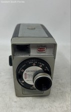 Kodak Brownie f/2.7 Black Gray Fixed-Focus Standard 8mm Movie Camera Not Tested