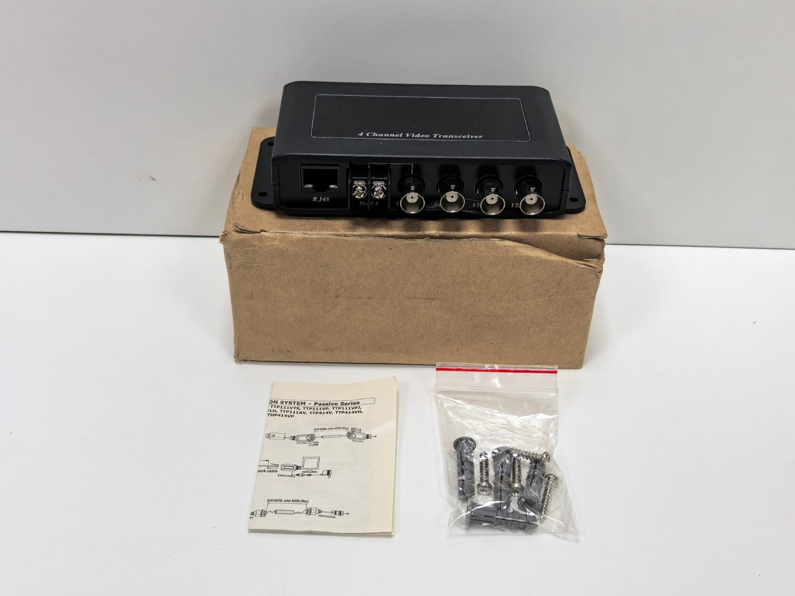 TTP414VD TTP414VD 4-CHANNEL VIDEO TRANSCEIVER 1