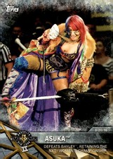2017 Topps WWE Women's Division - Matches and Moments WWE Asuka  #WWE-17