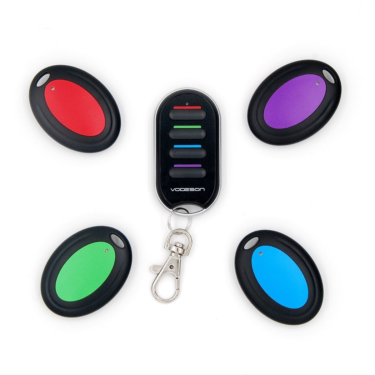 Localisateur d'objets clés et portefeuilles avec ce mini porte clés siffleur key finder sans fil