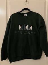 Vintage Key West Florida Sweatshirt Mens L Green Crewneck Pullover Golf Graphic