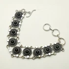 Black Onyx Gemstone Ethnic Handmade Bracelet Jewelry 32 Gms Gift AB 97201