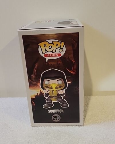 Funko POP MORTAL KOMBAT SCORPION #250 Signed PATRICK SEITZ + Inscription BAS - Foto 5 di 15