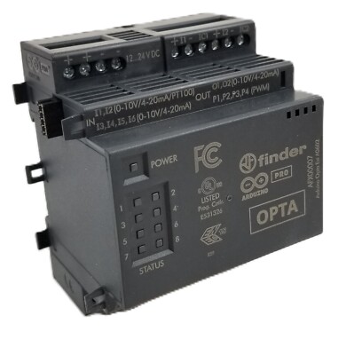 Arduino AFX00007 OPTA Programmable Logic Controller 0-10 V, 0/4-20 mA NEW
