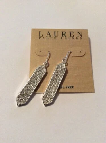 Pendientes de Moda de níquel Cristal Ralph Lauren