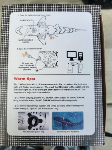 Swim Shark RC Swimming and Spraying (Kids, Pool) - Picture 4 of 4